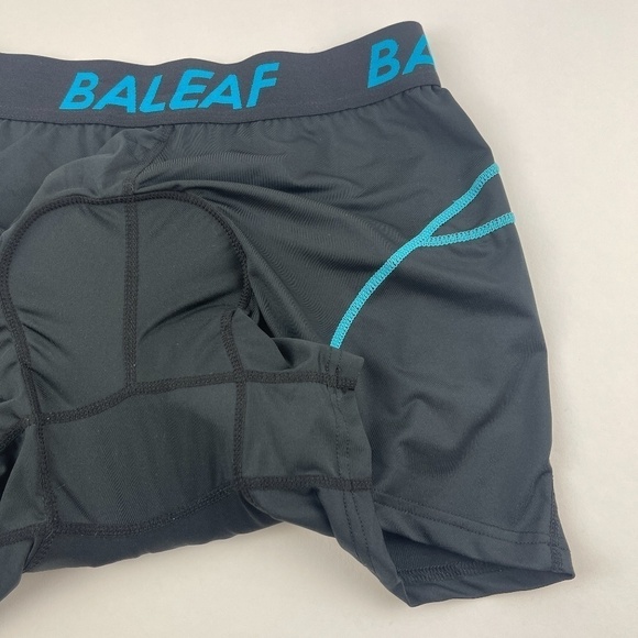Baleaf Bicycle Shorts Mens Large Black Padded Compression - Picture 5 of 8